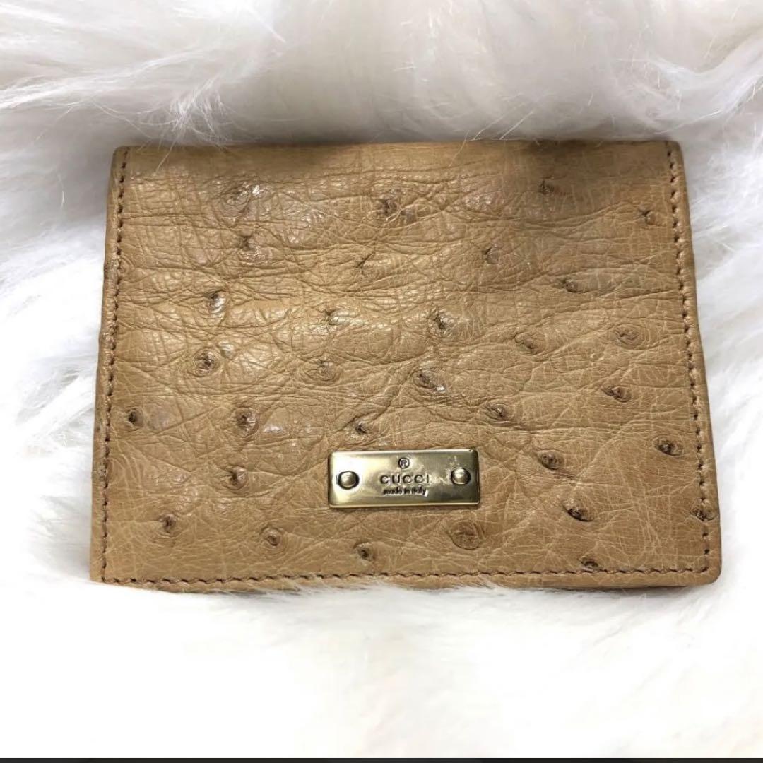 GUCCI オーストリッチレザー コインケース
