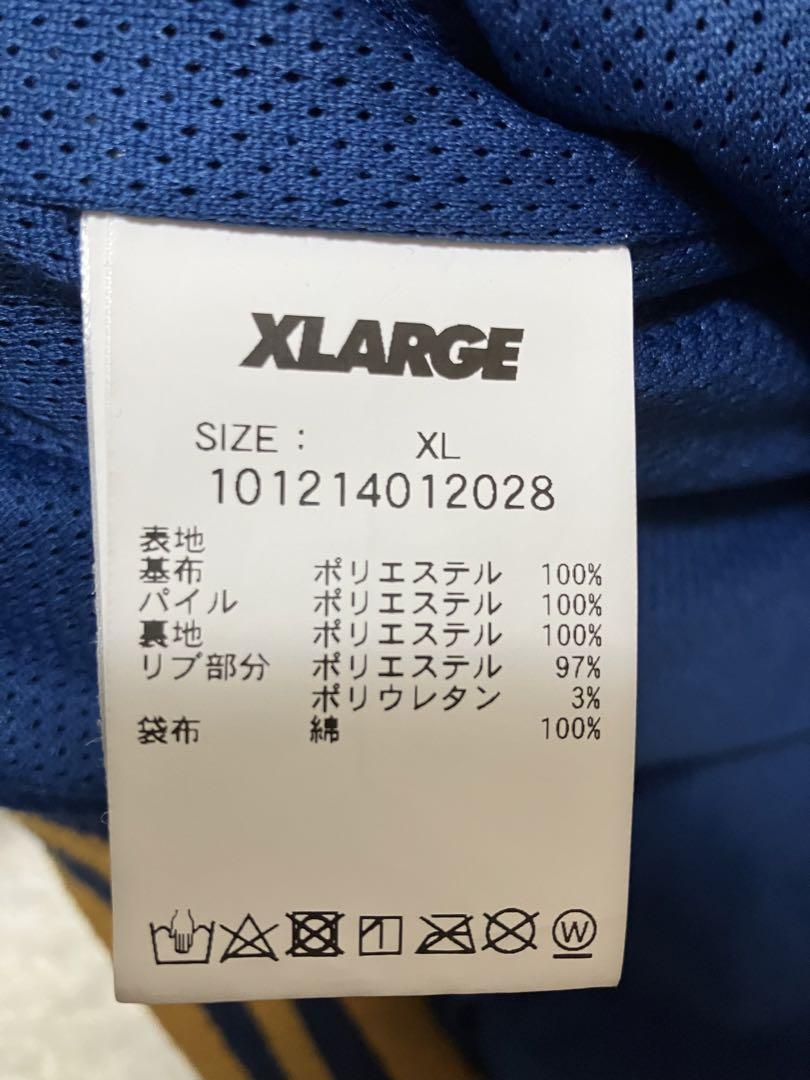 x-large ハーフジップボアパーカー　防寒　キャンプオーバーサイズBOXロゴ
