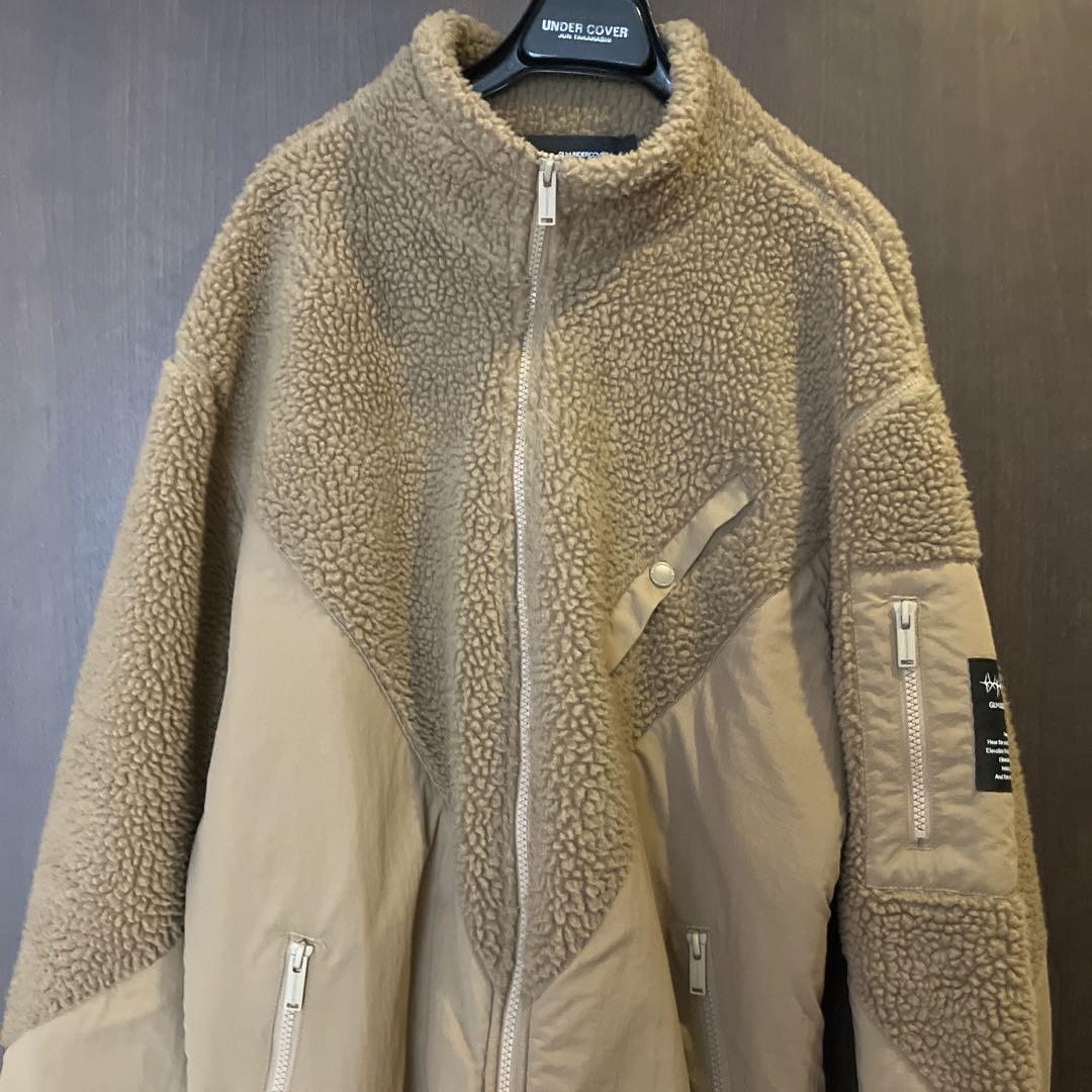GU UNDERCOVER BEIGE フリース ボアジャケットL
