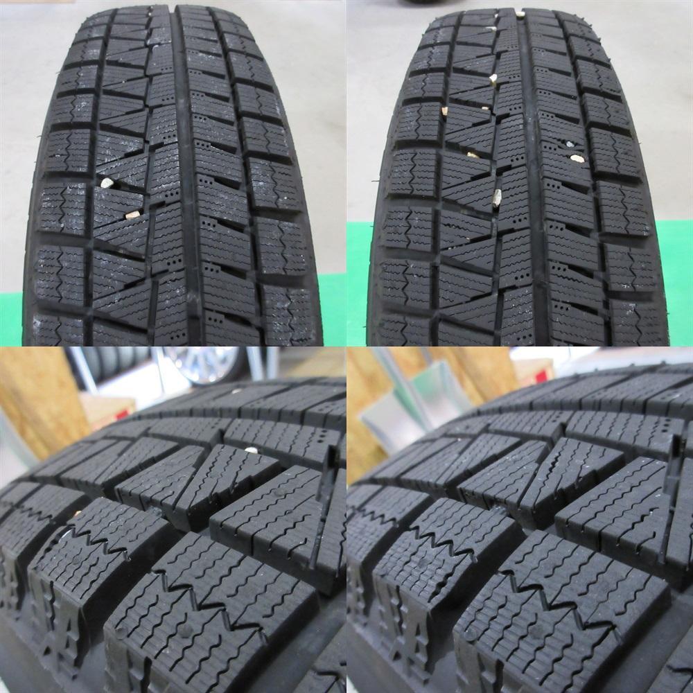 ヴィッツ 165/70R14 2023年バリ山スタッドレス アクア ポルテ 画像10