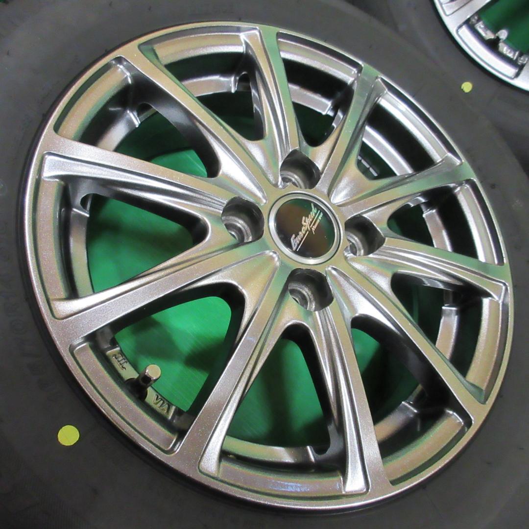 ヴィッツ 165/70R14 2023年バリ山スタッドレス アクア ポルテ 画像2