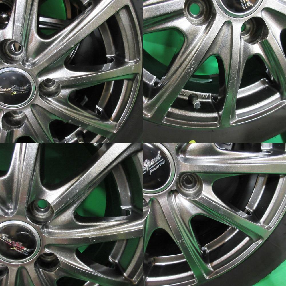 ヴィッツ 165/70R14 2023年バリ山スタッドレス アクア ポルテ 画像6