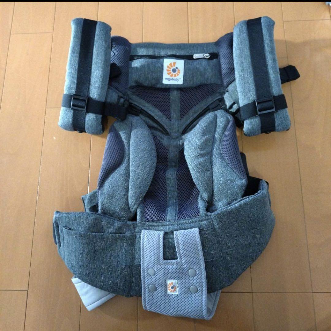 【美品】ergobaby OMNI 360 抱っこひも グレー
