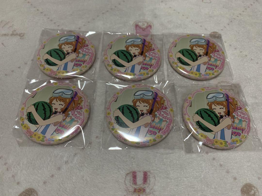 アイカツ チーズソフトクッキー缶バッジ 大空あかり