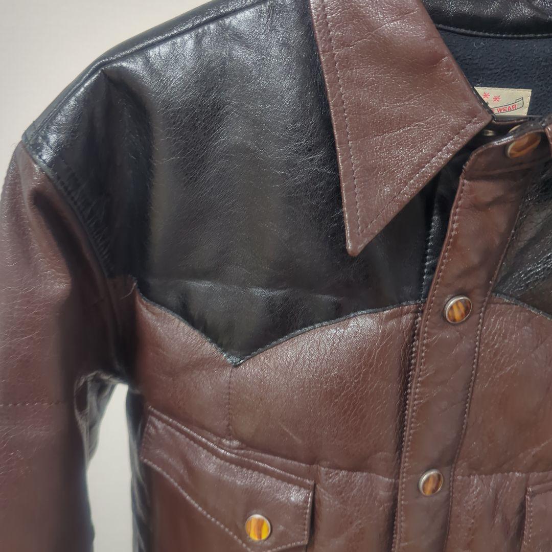 FLAT HEAD オールレザーダウンジャケット 40 フラットヘッド