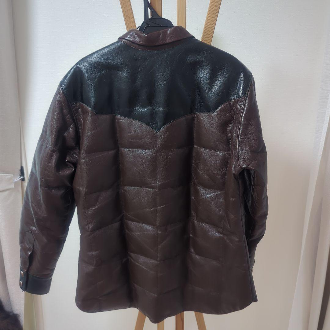FLAT HEAD オールレザーダウンジャケット 40 フラットヘッド