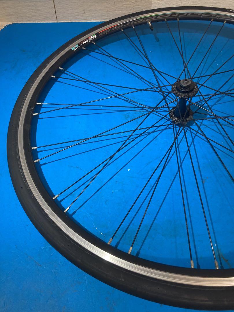 ★Bianchi AT470 10sフリ− 前後ホイール 25Cタイヤクイック付