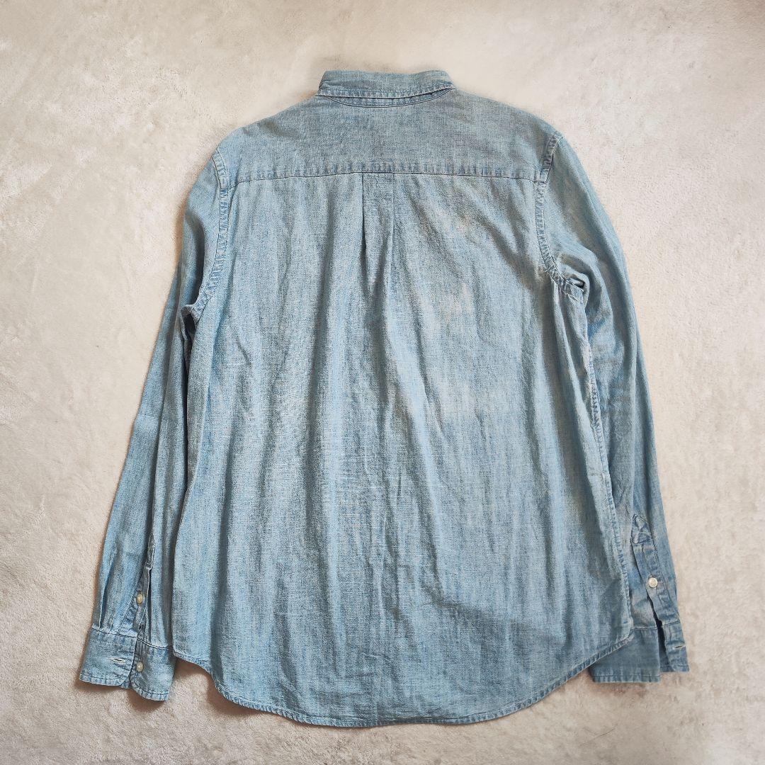 【美品】ポロラルフローレン シャンブレーシャツ デニムシャツ サイズ20 S