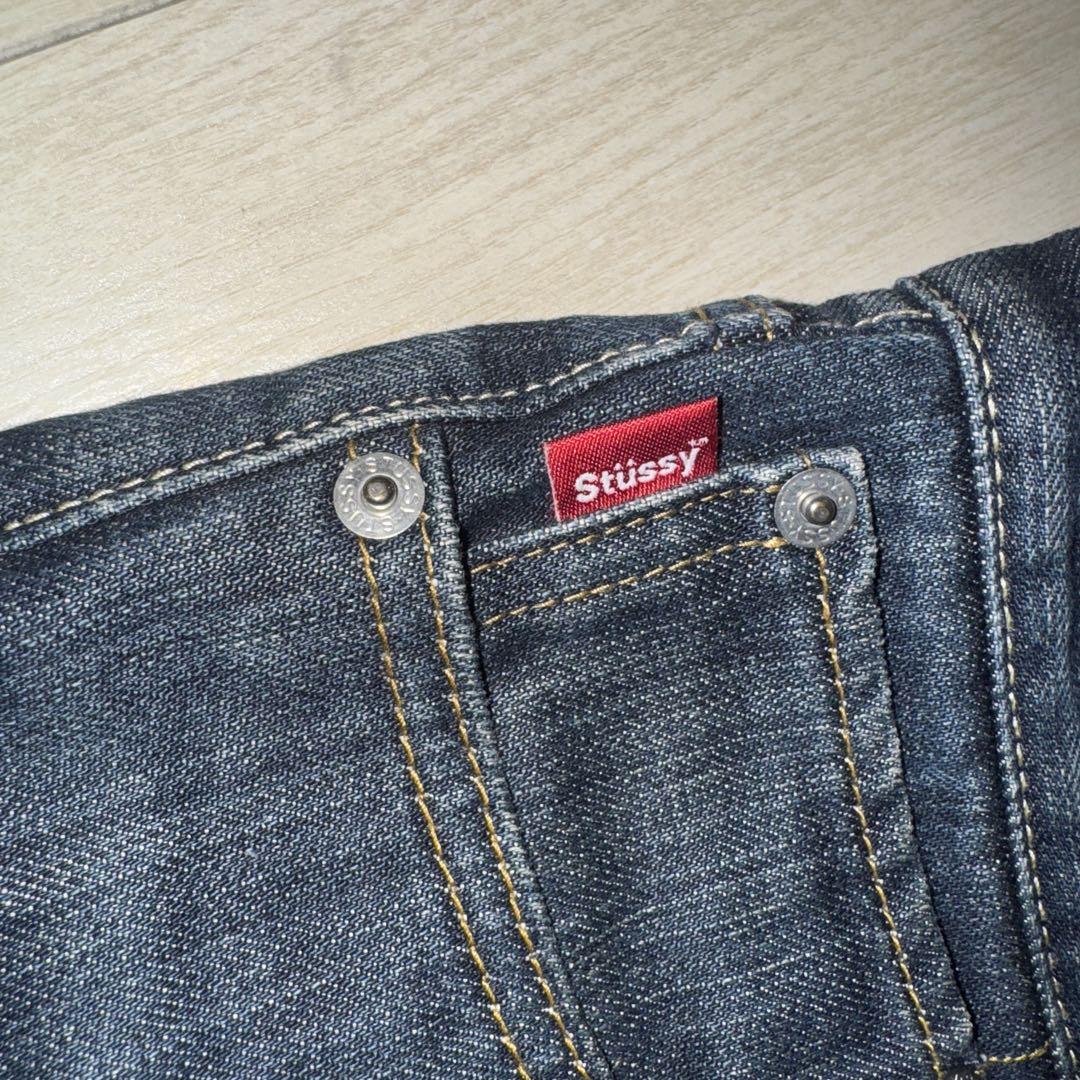 stussyクラウン＆シャネルロゴ　デニムパンツ
