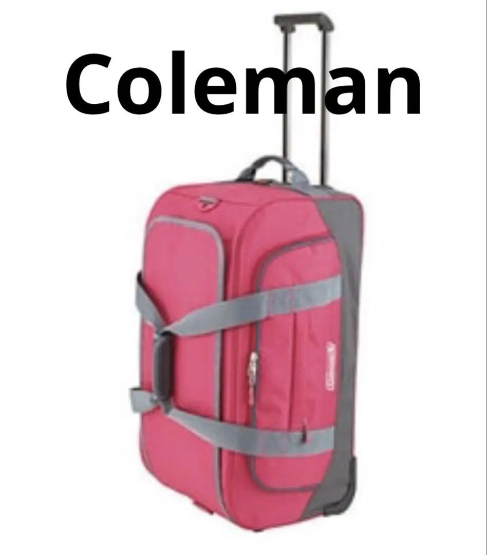 Coleman コールマン キャリーバッグ　ピンクバッグ