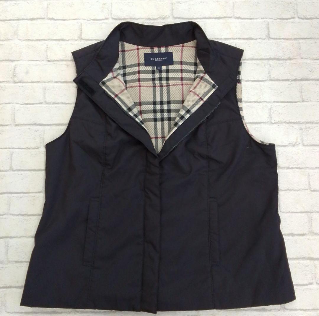 BURBERR 薄手ベストノバチェック柄13号【美品】【値下げ可】