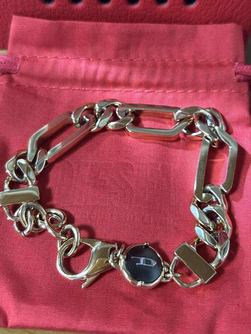 DIESEL STEEL BRACELET ブレスレット ゴールド