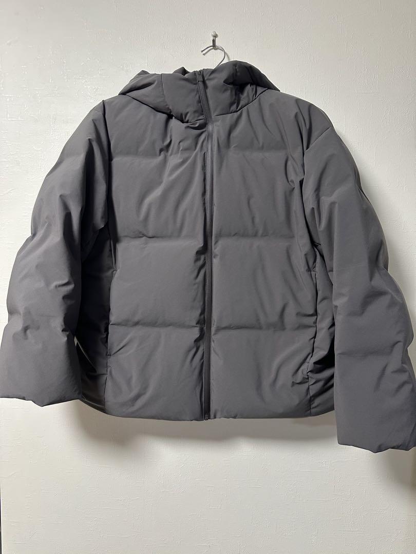 ユニクロ　UNIQLO　シームレスダウンパーカー　グレー　XL ユニクロ公式 | シームレスダウンパーカ/3Dカット