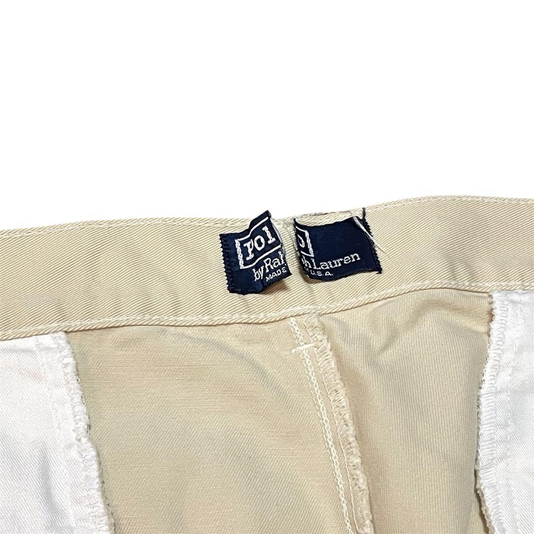 Polo by Ralphlauren チノパン クリーム USA製