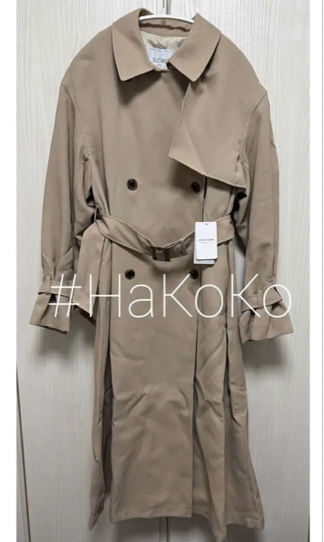 ◆新品タグ付　SLOBE IENA ウォッシャブルトレンチコート ベージュ 36