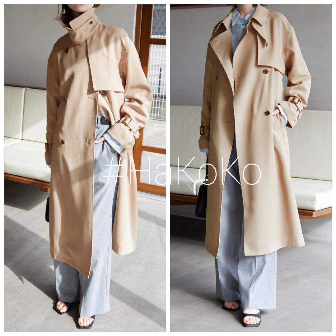 ◆新品タグ付　SLOBE IENA ウォッシャブルトレンチコート ベージュ 36