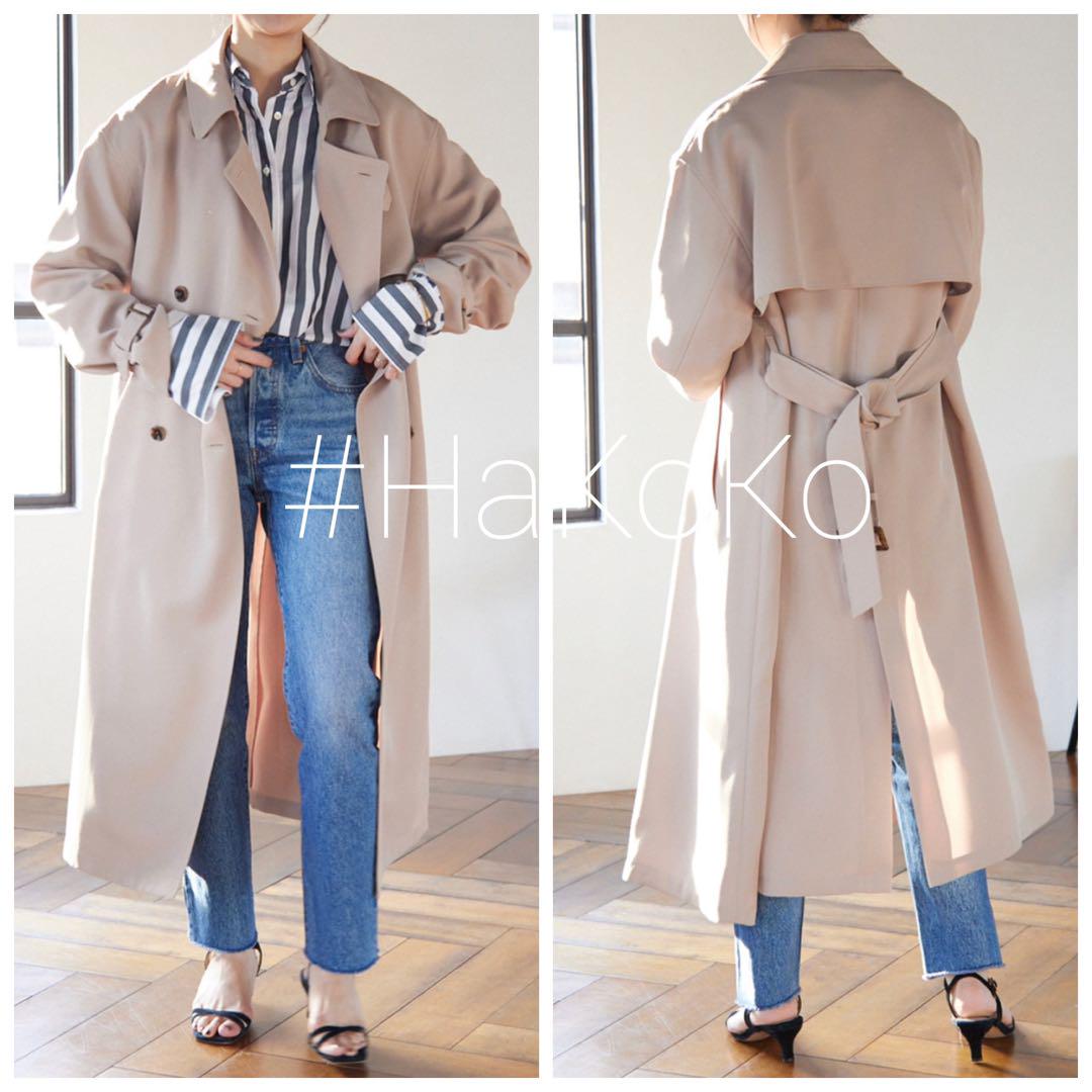 ◆新品タグ付　SLOBE IENA ウォッシャブルトレンチコート ベージュ 36