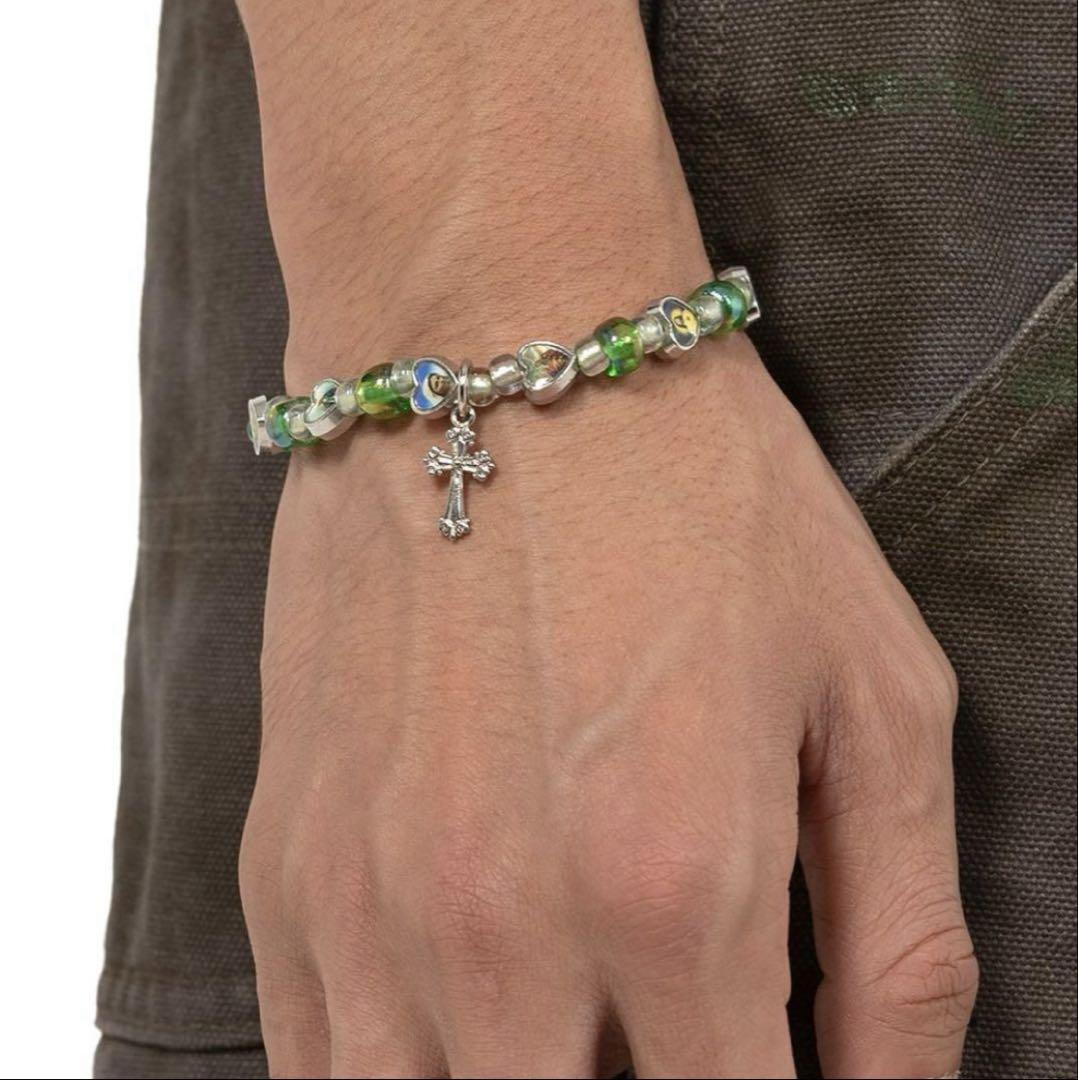 KAMIYA Mexican Beads Bracelet グリーン
