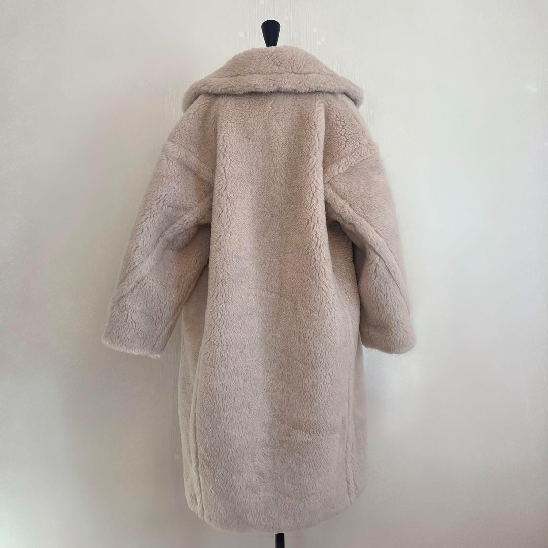 新品未使用 ベアロングコート テディコート カシャ