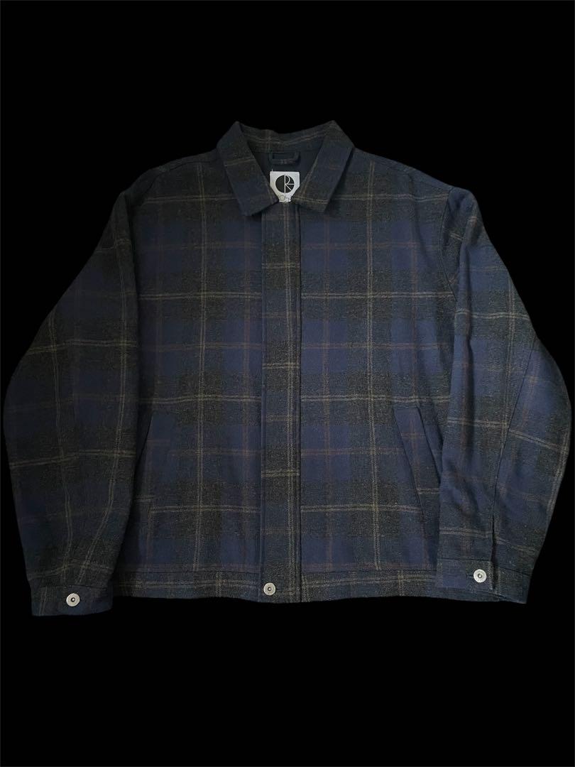 定価33,000円　POLAR SKATE チェック柄 XLARGE アウター polar skate co. チェック ジャケット ブルゾン - メルカリ