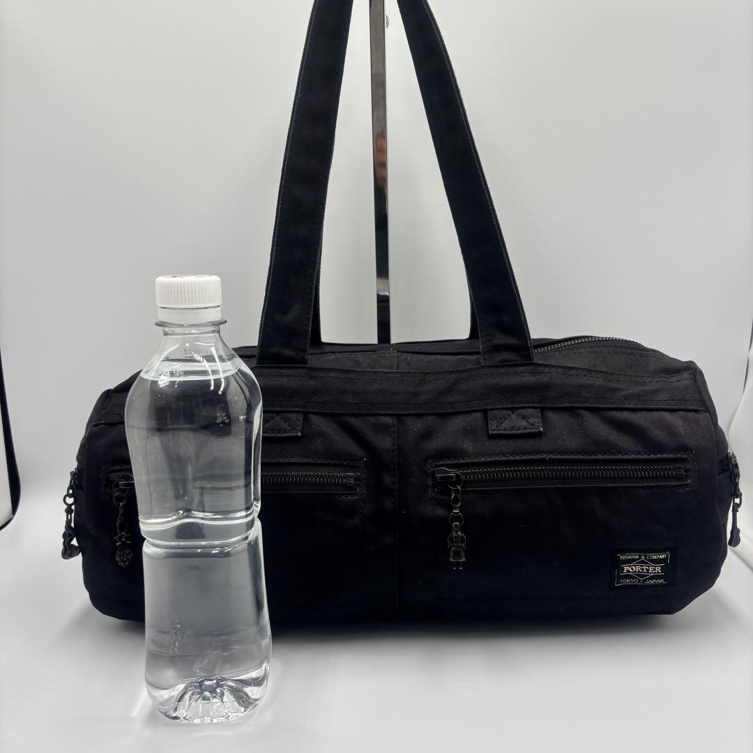 美品 PORTER アロハポーター ミニボストンバック ドラムバック ポーチ付き 美品 PORTER アロハポーター ミニボストンバック ドラムバック ポーチ付き