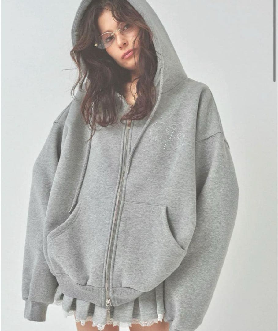 pellicule motif stone big PK パーカー SIZE