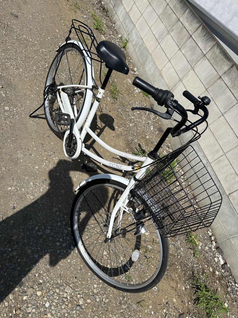 シティタイプ自転車 前カゴ付き