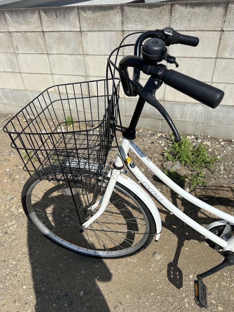 シティタイプ自転車 前カゴ付き
