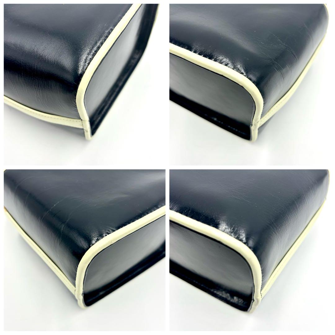美品】Kitamura キタムラ バケツ形 ハンドバッグ レザー