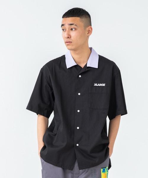 【美品】XLARGE　半袖オープンカラーシャツ　L