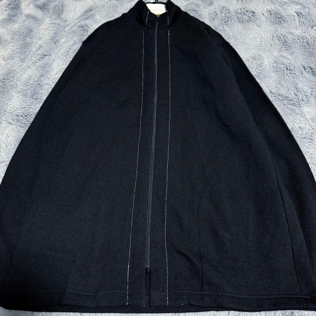 Y s for men ジップアップニット ブラック ウール ワイズフォーL Y s for men