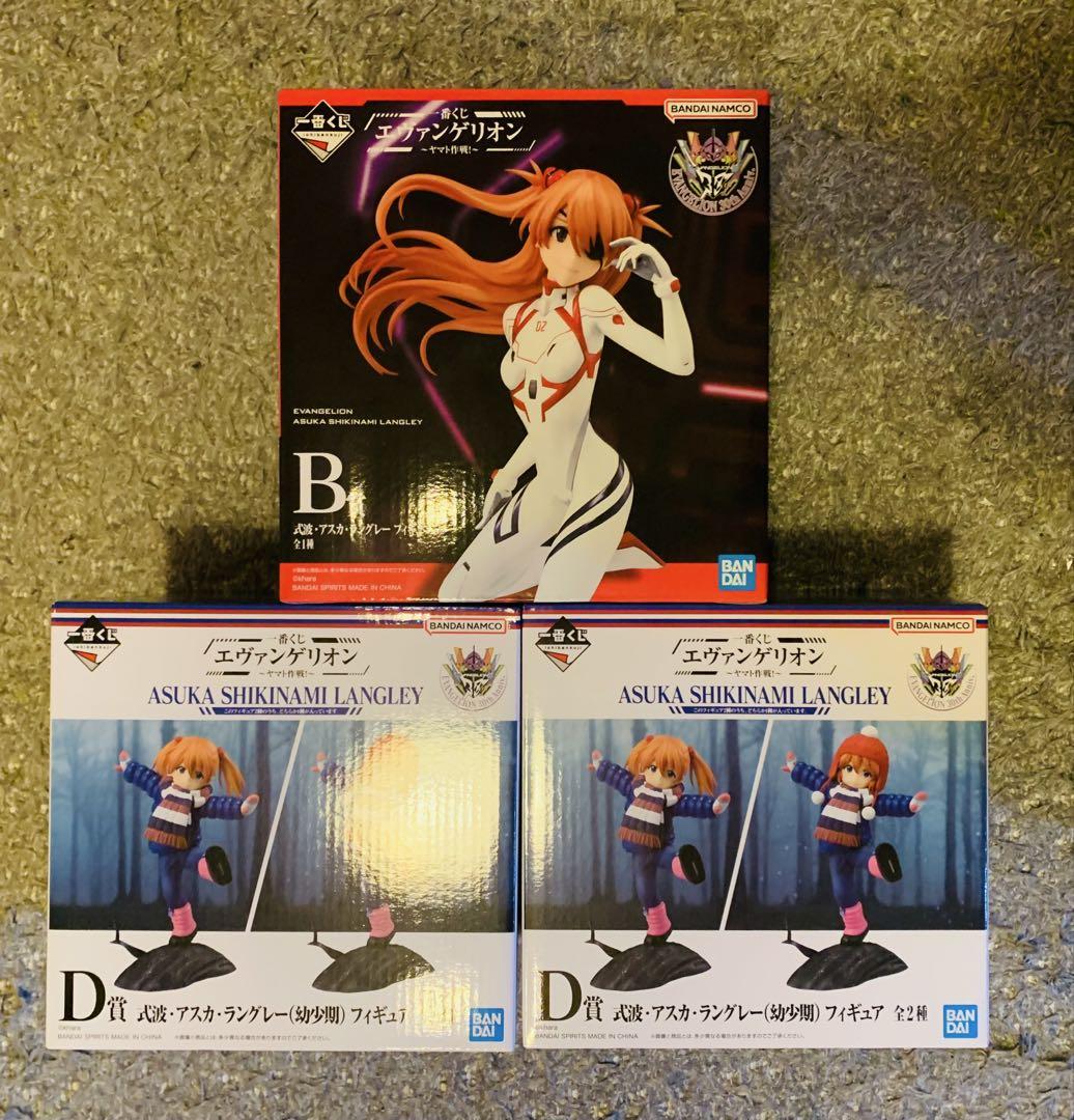 新品未開封品 一番くじ エヴァンゲリオン アスカ　フィギュア　まとめ売りセット