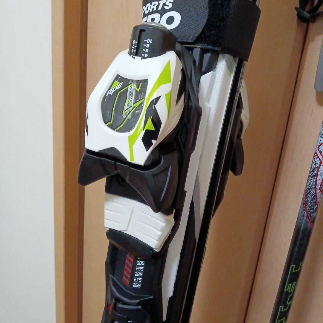 NORDICA ノルディカ スキー板152cm ビンディング ストック 3点 板