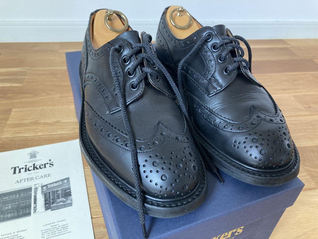 Tricker's M5095 ブラック ダービーシューズ カントリー 6½