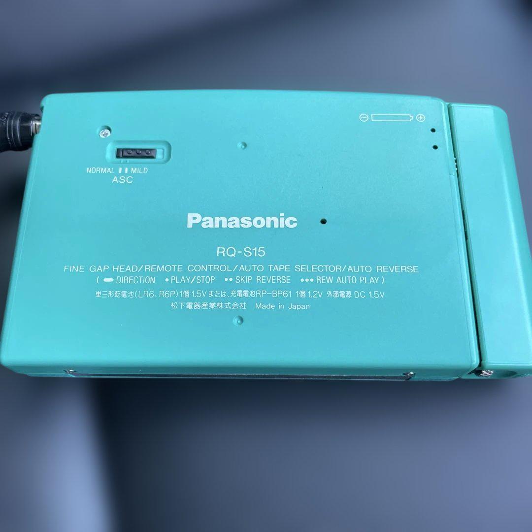 Panasonic RQ-S15 カセットプレイヤー　通電確認済み Panasonic RQ-S15 カセットプレイヤー 通電確認済み - メルカリ