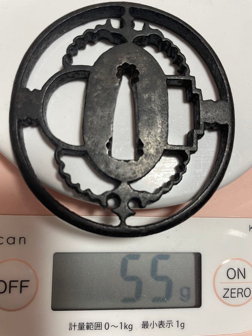 鍔 鉄地鍔 時代物 武具 鍔 鉄地鍔 時代物 武具