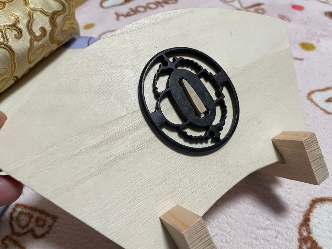 鍔 鉄地鍔 時代物 武具 鍔 鉄地鍔 時代物 武具