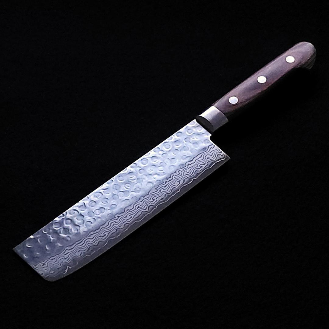 VG10 ダマスカス 菜切（万能）包丁165mm G1707E 月光作