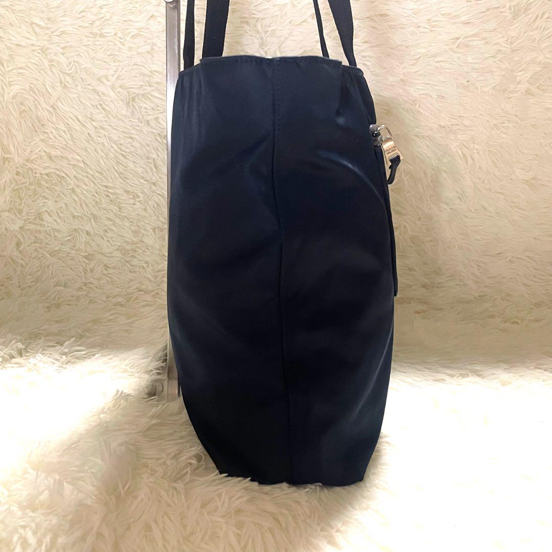 ✨極美品✨PRADA ナイロン トートバッグ ダークネイビー 大容量