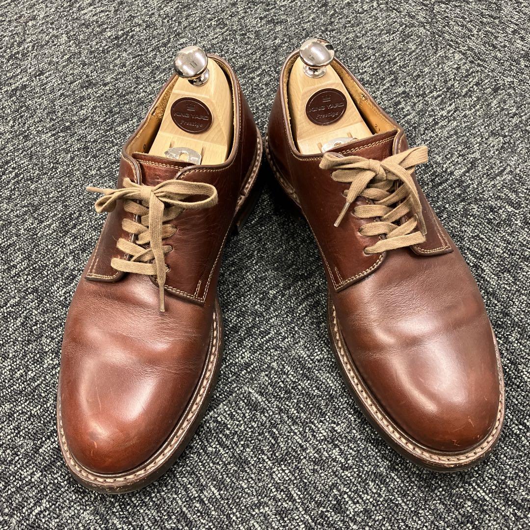 MOTO/PLAIN TOE OXFORD SHOES(ネイビー) - T-bird