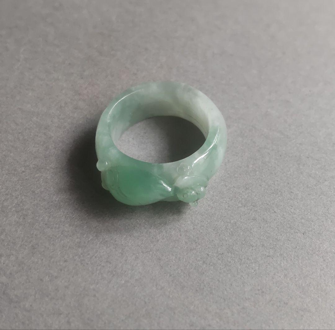 (66*R111)翡翠 指輪 ひすい アクセサリー