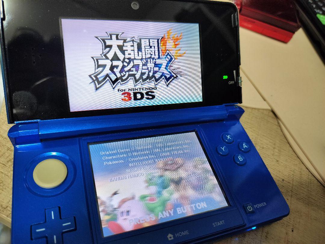 3DS　動作良好　本体　ブルー　アクアブルー　本体のみ　任天堂
