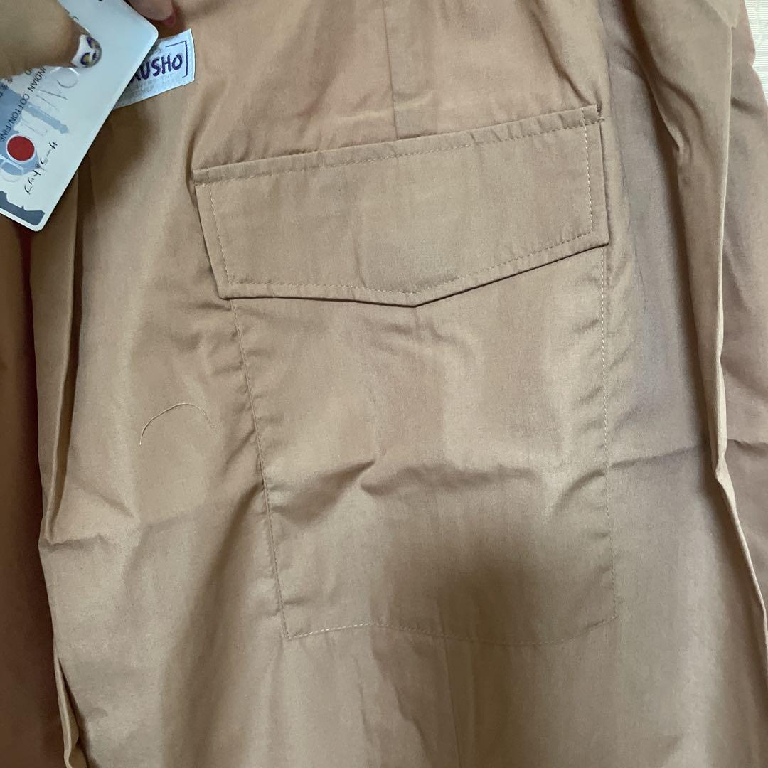 祭　カラーダボシャツ　上下　茶色　Mサイズ　新品　廃盤品　せ7 ユニセックス