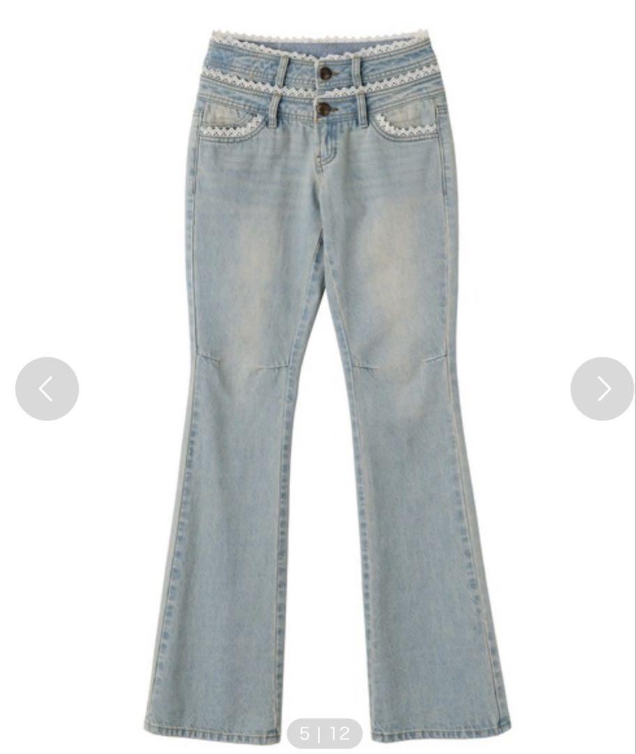 パンツ SCULPTOR DOUBLE Waist BootsCut Denim