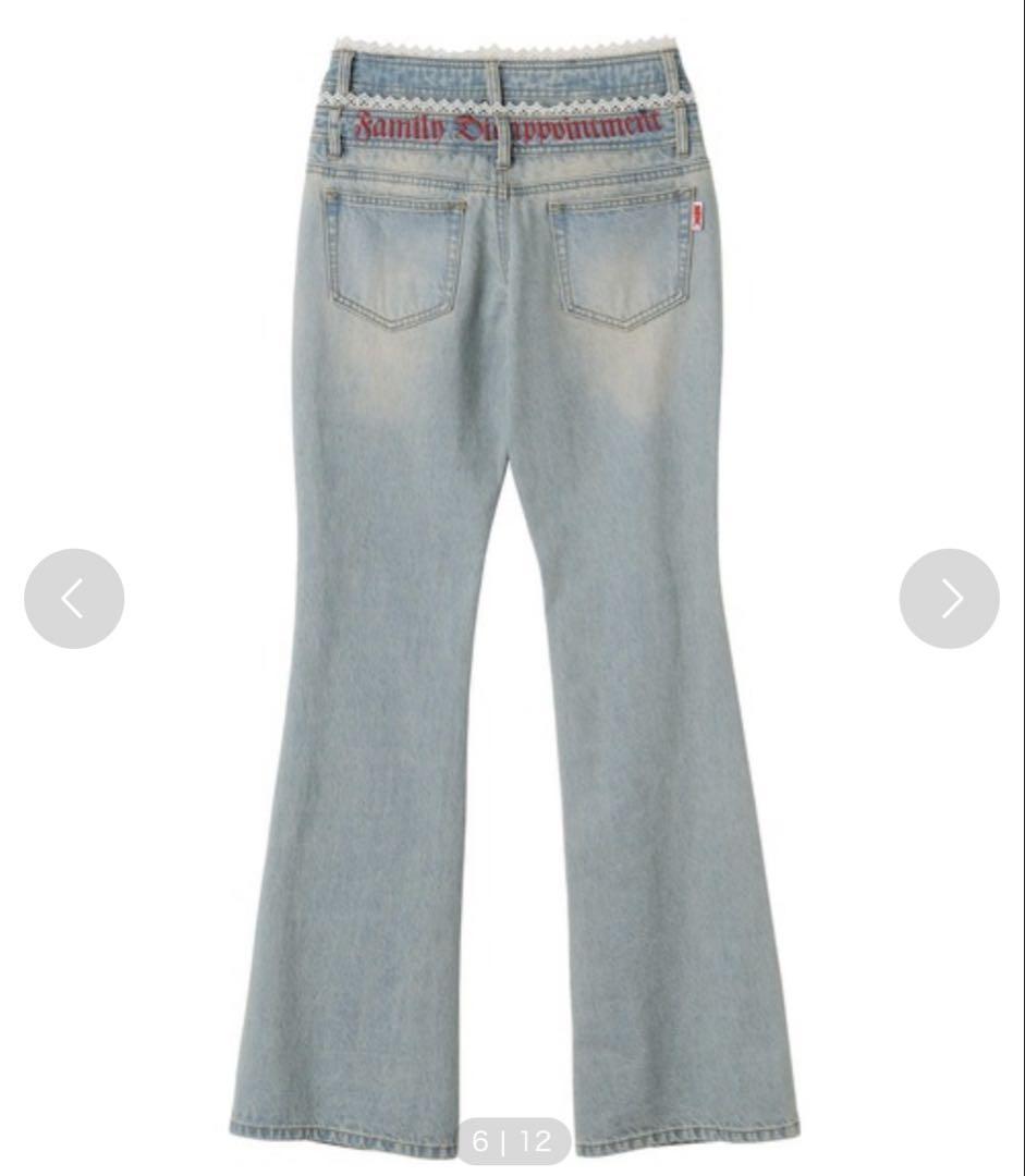 パンツ SCULPTOR DOUBLE Waist BootsCut Denim