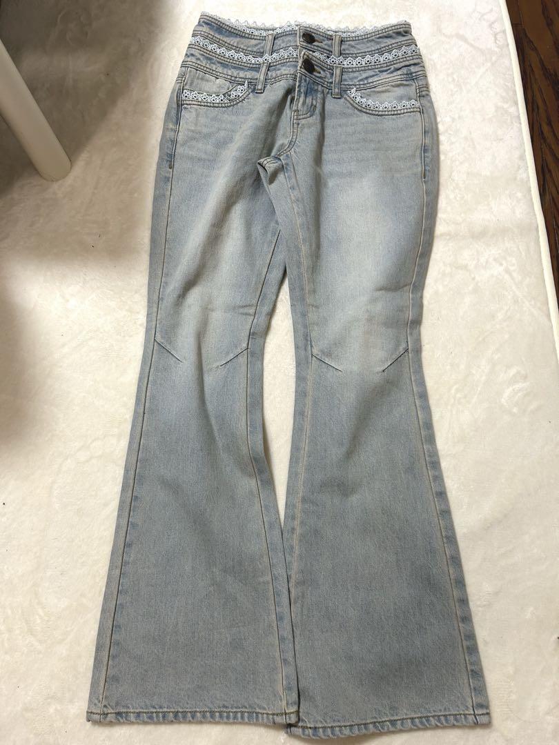 パンツ SCULPTOR DOUBLE Waist BootsCut Denim