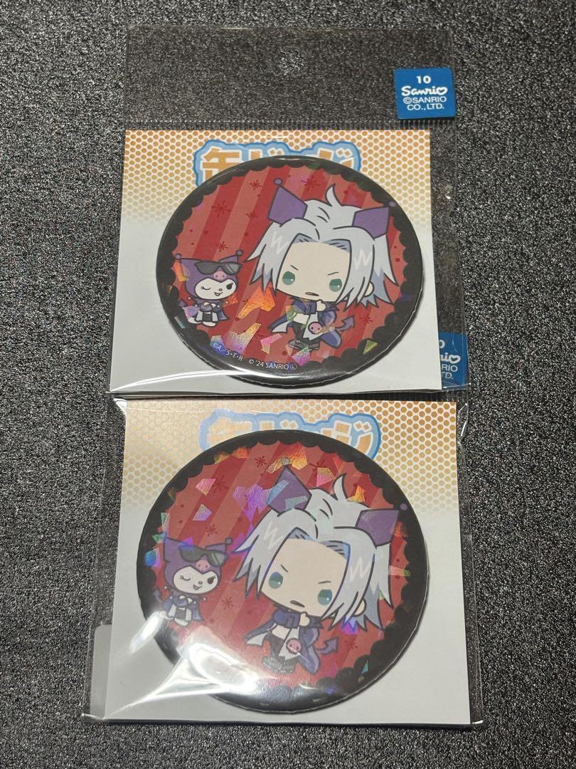 家庭教師ヒットマンREBORN! ランボ 缶バッジ ステカ カラ鉄 サンリオ