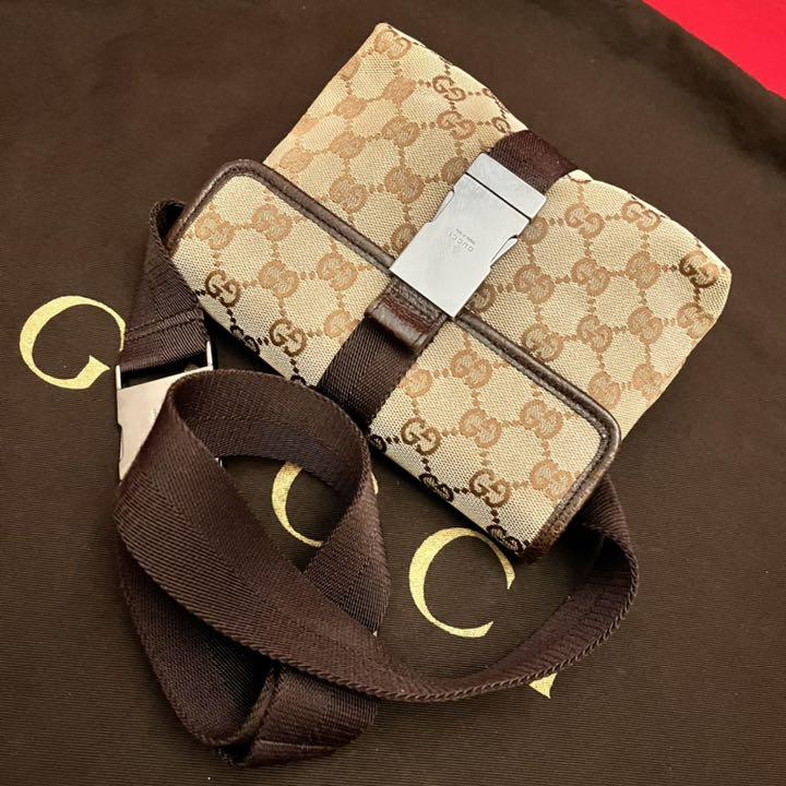 激安正規 GUCCI☆GGキャンバス☆ウエストバッグ・HIPバッグ☆美品 - ボディバッグ/ウェストバッグ