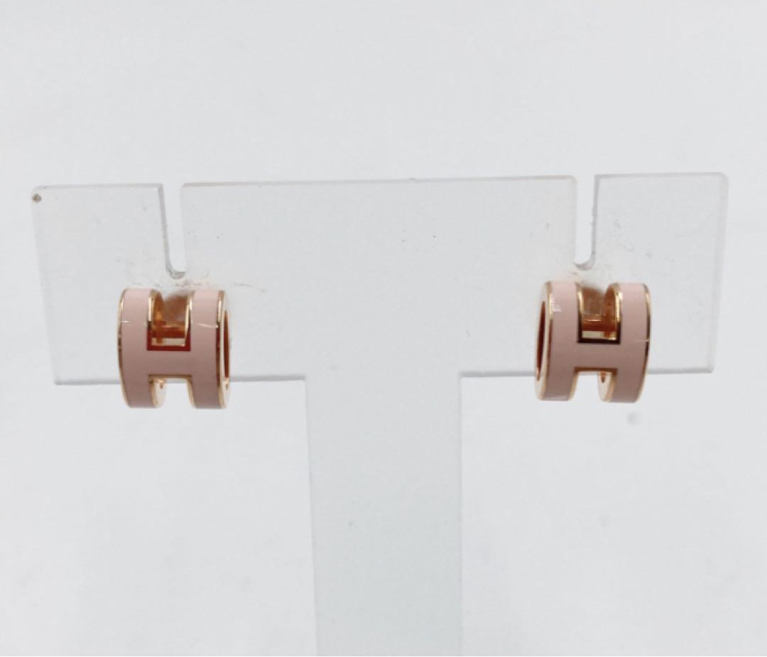 専用　美品✨ 箱付き✨ エルメス ピアス 両耳 ミニ ポップH ピンク 極美品✨ 箱付き✨ エルメス ピアス 両耳 ミニ ポップH ピンク
