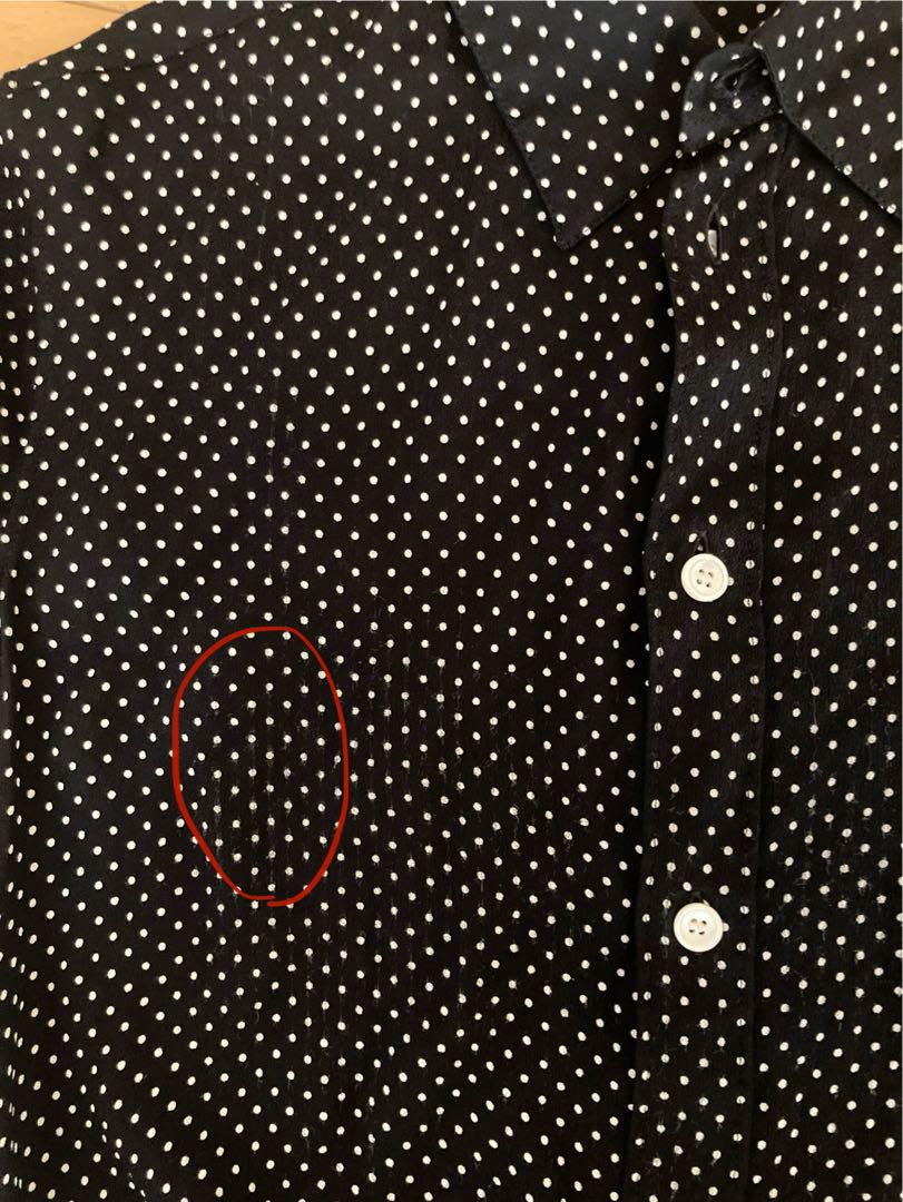 CELINE ドットプリントドラッグストアカラークラシック長袖シャツ サイズ39 ブラック 2C028577D セリーヌ CLASSIC SHIRT  IN DOT PRINTED VISCOSE : GRAIZ ブランド古着のセレクトショップ - 通販 - Yahoo!ショッピング